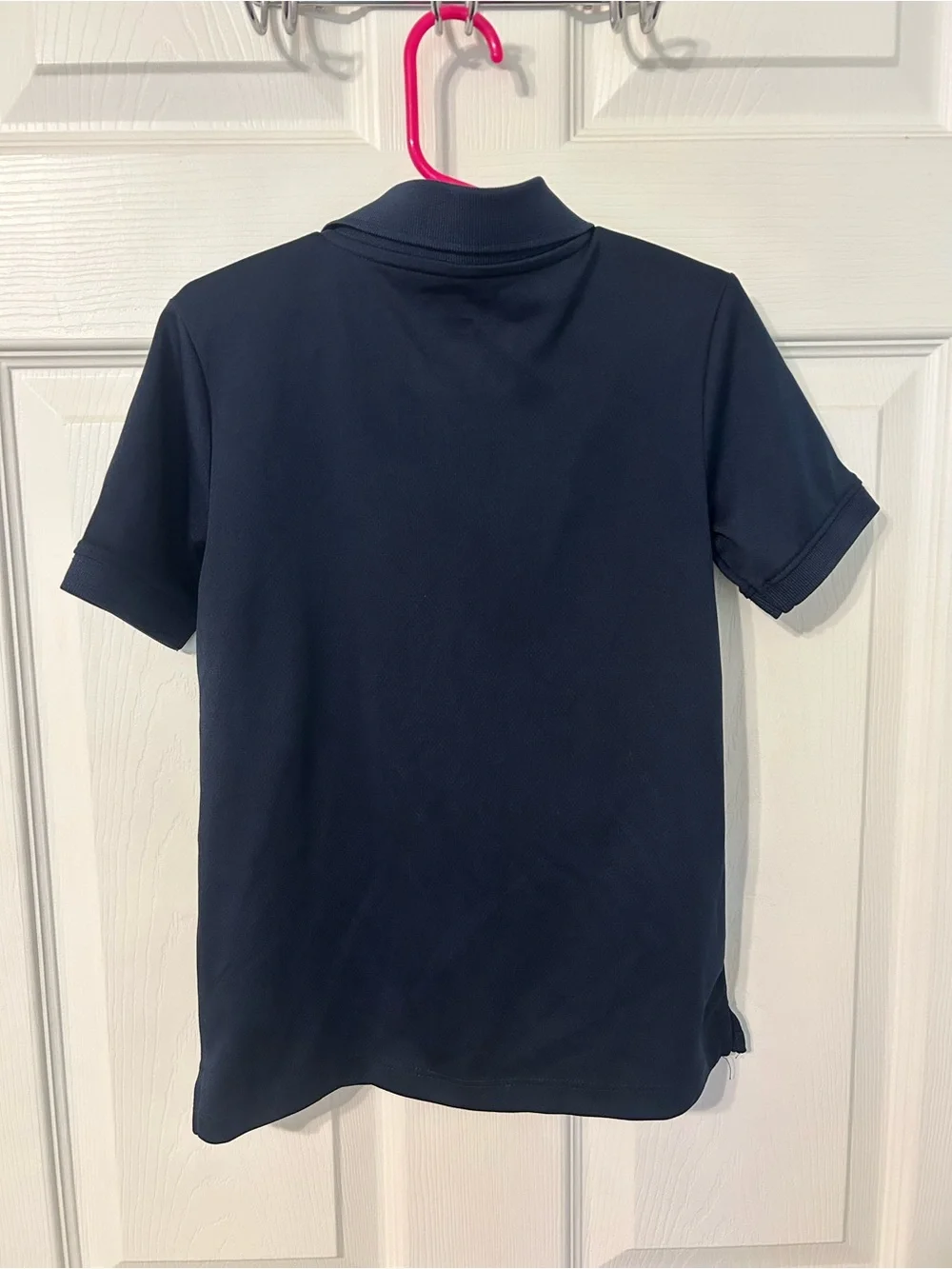 Boys, OshKosh B'gosh, Solid Navy Blue Short Sleeve Polo, Size 6
